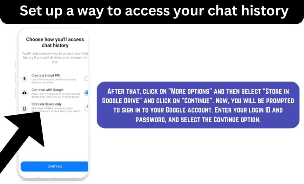 How to Fix Set up a way to access your chat history