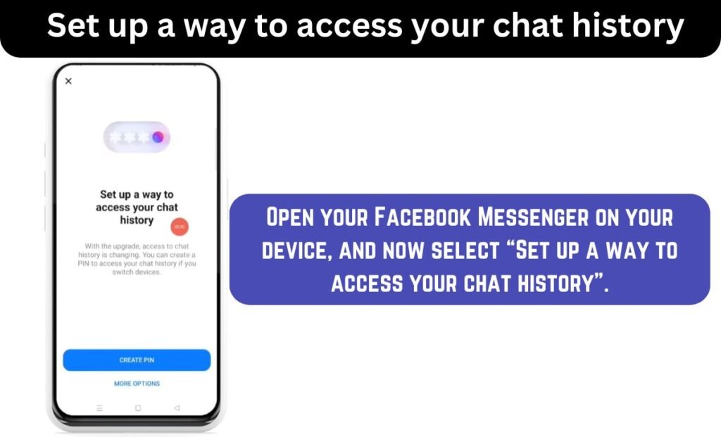 How To Fix "Set up a way to access your Chat History" On Facebook Messenger